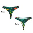 thumbnail image 3 of Balery Colorful Dinosaurs Tangas de Algodón para Mujer con Estampado – Ropa Interior Sexy, Transpirable, G-string-XX-Large, 3 of 6