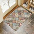 thumbnail image 4 of Bohemian Retro Diamond Pattern (2) Door Mat Welcome Door Mat for Front Door, Home Entrance, Yard, Floor, Patio, Non Slip Spring Summer Welcome Mat Indoor Outdoor Doormat 30"*17", 4 of 6