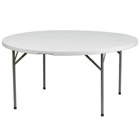 60 in. Round Plastic Folding Table