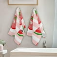 thumbnail image 4 of Dreamtimes Strawberry Soft Hand Towels 2-Piece Absorbent Bath Towel Decorative Fingertip Towels for Bathroom Gym Spa Hotel Beach Swimming Pool,14.4" x 28.3", 4 of 7