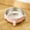 Pink #2, variant on Stainless Steel Double Layer Pet Bowl | No-Slip Anti-Tip Design for Cats & Dogs | Large Capacity Food & Water Bowl | Easy Clean Green Feeding Dish 5.9x5.9 Inches