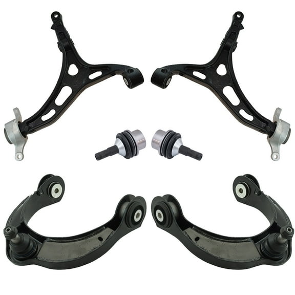 TRQ Front Upper Lower Control Arm with Ball Joint Set Kit 6pc for Grand Cherokee PSA63643