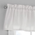 thumbnail image 3 of Mainstays 3 Pieces Waffle Weave Tier Set Arctic White, BCI Cotton, Polyester, Recycled Poly, 56"W x 14"L, Indoor Curtain, Adult, 3 of 6