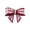 Red, variant on 2 Pack Pearl Beads Christmas Bows Decorations, 2.9X3.7 inch Christmas Tree Bows, Wreath Bow for Xmas Home Party Front Door Decor