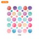 thumbnail image 3 of Uxcell Round Wall Sticker PVC Peel and Stick Polka Dots Wall Decal Sticker, Colorful, 123 Pcs (3 Sheet), 3 of 6