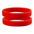 thumbnail image 2 of SmartBy 2Pcs Fashion Silicone Wristbands Wrist Bands Solid Color Sports Design Bracelets, 2 of 7