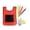 L Red, variant on TISHITA Dodgeball Game 3 Sticky Ball Toy 5 Ribbons Toss Game for Lawn Backyard Beach L Blue
