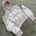 thumbnail image 1 of Retro Gothic Trend Letter Pattern Printed Oversized Hoodie Men's Fashion Loose Versatile Pocket Pullover Sweatshirt Women, 1 of 5