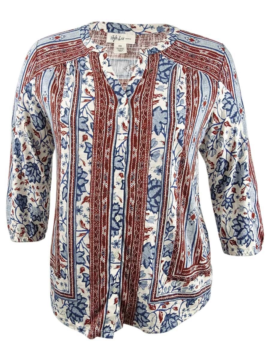 style & co plus size tops