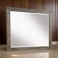 thumbnail image 3 of Benjara Galle 38 x 50 Dresser Mirror, Rectangular, Metal Accents, Walnut Brown Wood, 3 of 6