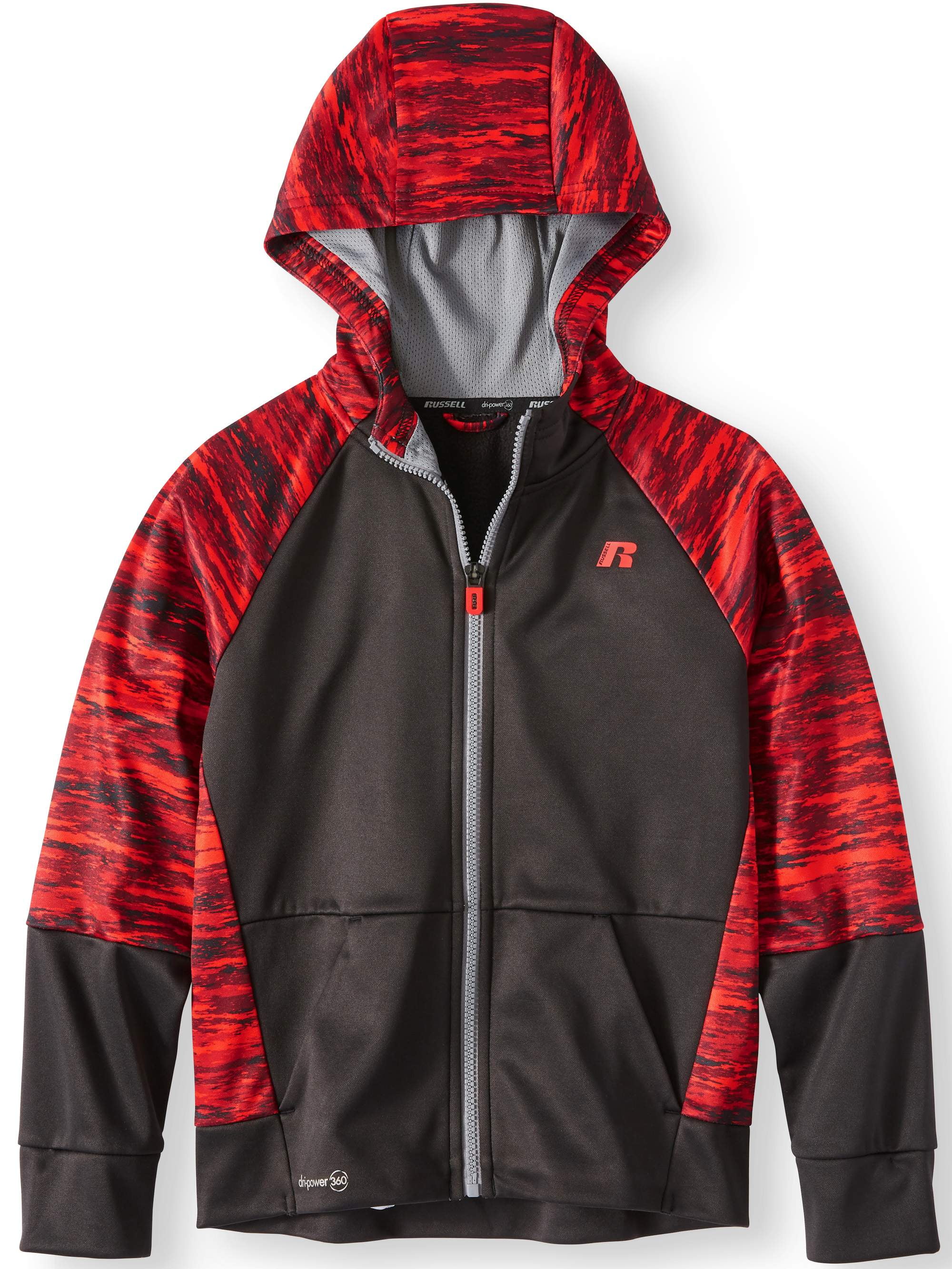 red zipper hoodie boys