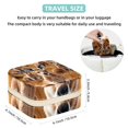 thumbnail image 5 of Kangaroo Travel Portable Square Jewelry Display Case: Storage Solution for Rings, Earrings, Necklaces, Bracelets, and More! Ideal for Girls and Women: Jewelry Stand, Display, and Box in One, 5 of 6