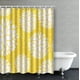 thumbnail image 1 of Cortina de Baño ABPHQTO Motivos Florales Amarillo Limón 160x180 cm, 1 of 4