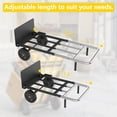 thumbnail image 6 of 2-in-1 Folding Hand Truck - 600LB Load Rating Convertible 2-Wheel Dolly Cart for Moving Heavy Loads in Warehouses, Offices & Homes, 6 of 7