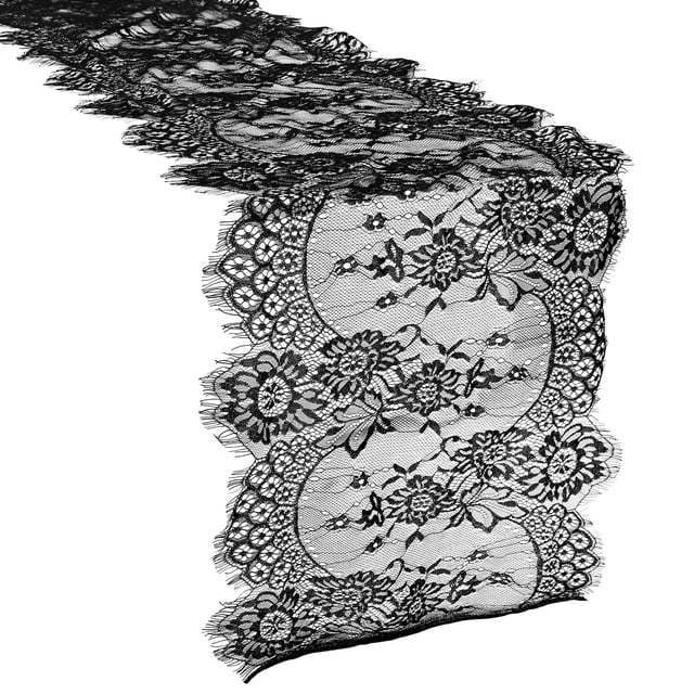 Decorative Lace Table Cloth Lace Table Runner Vintage Lace Tablecloth Halloween Lace Cover