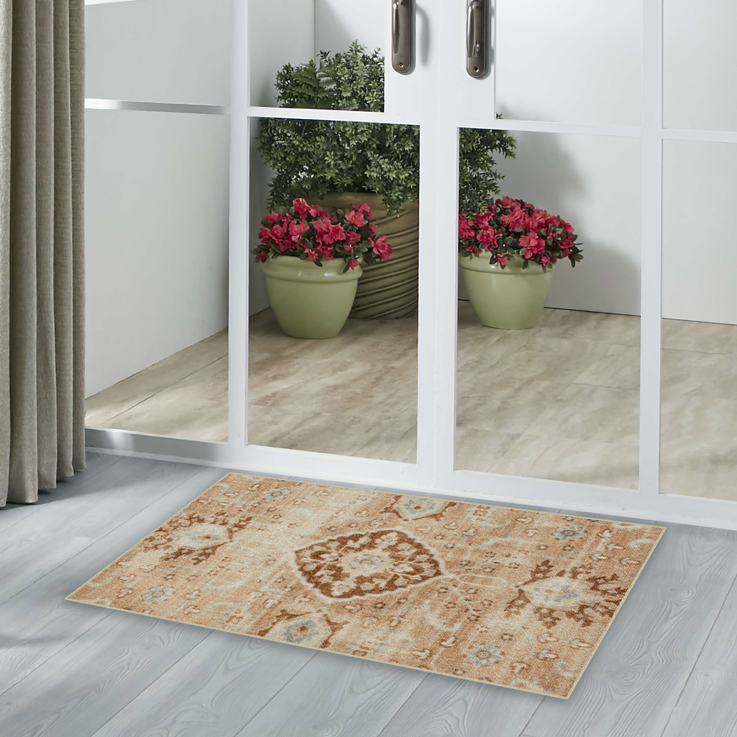 Mainstays Global Persian Rust Indoor Accent Rug, 1'8"x2'10"
