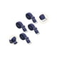 thumbnail image 4 of Tirantes de sujetador para mujeres INSPIRE CHIC, 2 pares, ancho de 10/12/15/18/20 mm, tirantes elásticos ajustables, color azul marino-puro-10 mm, 4 of 5