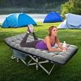 thumbnail image 6 of Lilypelle Folding Camping Cot Bed for Adult, Double Layer Oxford Strong Heavy Duty Sleeping Cots with Carry Bag, Portable Travel Rollaway Bed Cots for Home/Office Nap and Beach Vacation, 6 of 9
