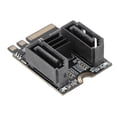 thumbnail image 1 of Pcie HDD Adapter Card M2 to SATA3.0 6Gbps Fast Transfer JMB582 Chip Support PCI Express Expansion Card for  7 10 for OS X, 1 of 7