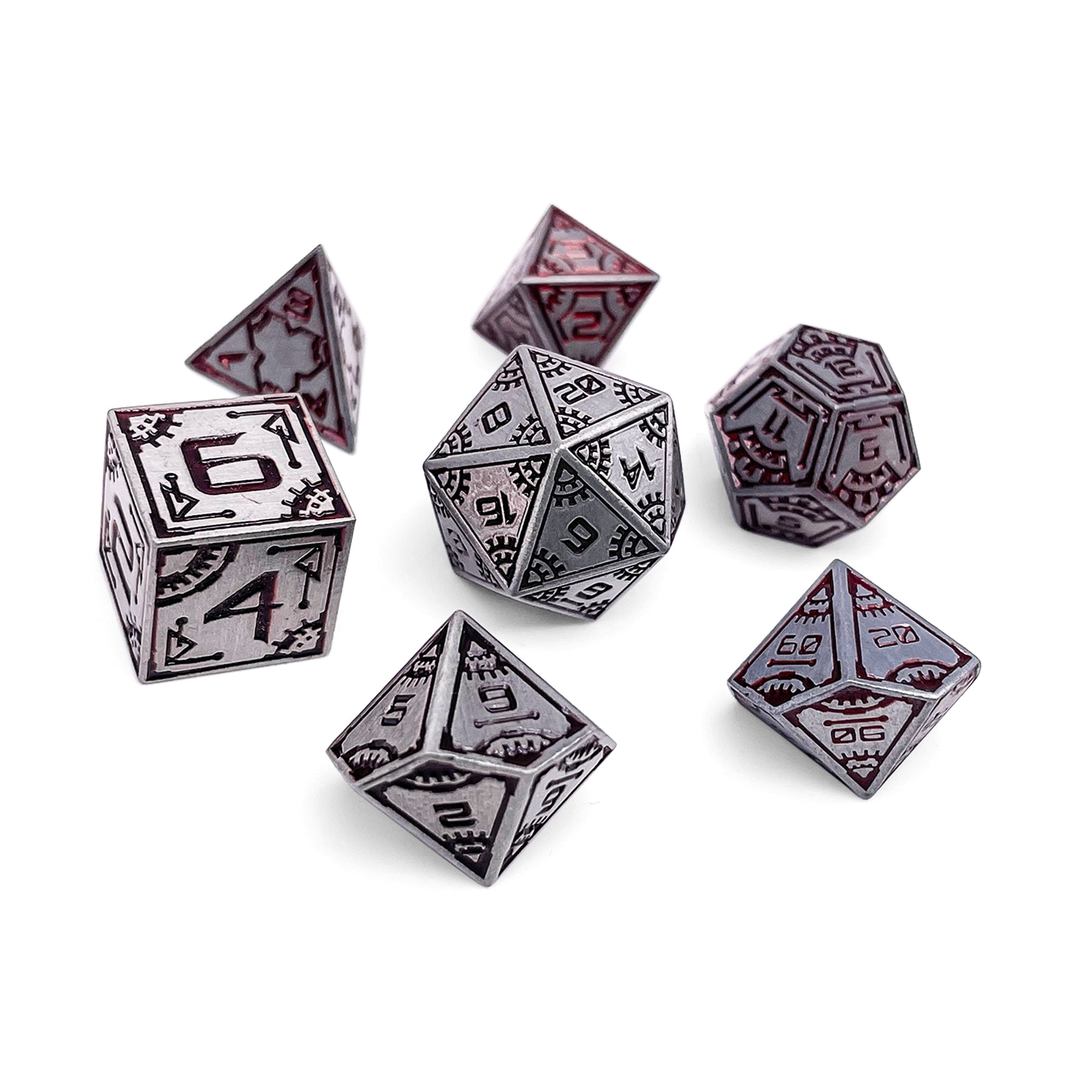 DnD Dice | Meteor Shower - Space Dice 7 Piece RPG Set | Norse Foundry