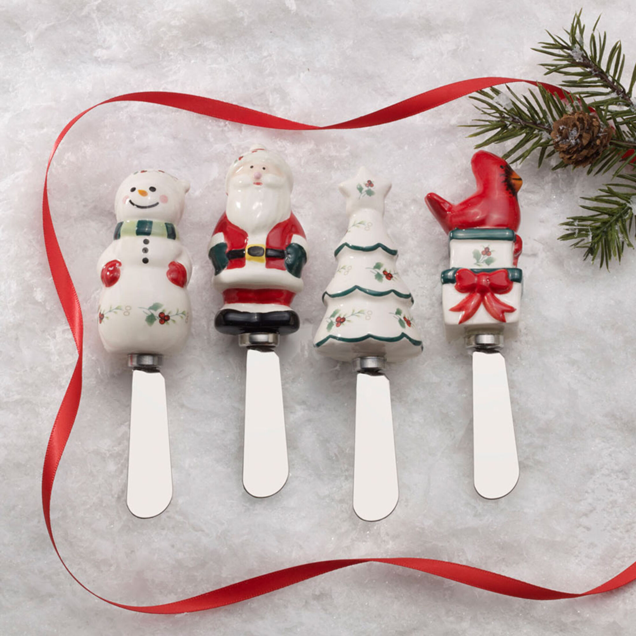 Pfaltzgraff Winterberry Spreaders Set of 4
