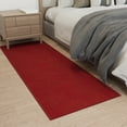 thumbnail image 5 of Ottomanson Extra Long Hallway Runner Rug 3x10 Non-Slip Rug for Kitchen or Bedroom, 2'7" x 10', Red, 5 of 12