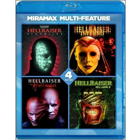 Hellraiser 4 Film Series: Bloodline / Inferno / Hellseeker / Hellworld (Blu-ray)