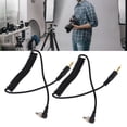 thumbnail image 1 of ANGGREK Camera Flash Coiled Cable,2pcs Universal 3.5mm To Male Flash PC Sync Cable Coiled Cord With Screw Lock For Digital Cameras,Camera Flash Cable, 1 of 8