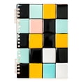 thumbnail image 7 of FORMRS 1-Subject Spiral Notebook 8" x 5" College Ruled 60 Refillable Sheet, 2 Pack, Yellow Checkered Pattern, 7 of 7