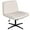 Beige, variant on Criss Cross Chair with Wheels, Armless Cross Legged Office Chair, Fabric Adjustable Swivel Ergonomic Desk Seat, Modern Wide Makeup Task Vanity Chair for Home, Gray
