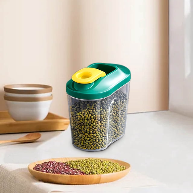 Yeciiwht Contenants Alimentaires Contenant de Rangement pour Aliments Secs Contenant de Rangement pour Grains Fermé et Anti-Humidité Convenant aux Grains Grains Riz Arachide Orge