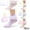 361 Mixed Color 5 Pieces, variant on LYMAYTER 5 Pack Toddler Dress Socks Summer Kids Girls Ruffle Ankle Socks Mesh Princess Dress Socks 1-13Y