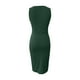 thumbnail image 4 of Vestido sexy de fiesta sin mangas con cuello en V, plisado y color liso para mujer, 4 of 4