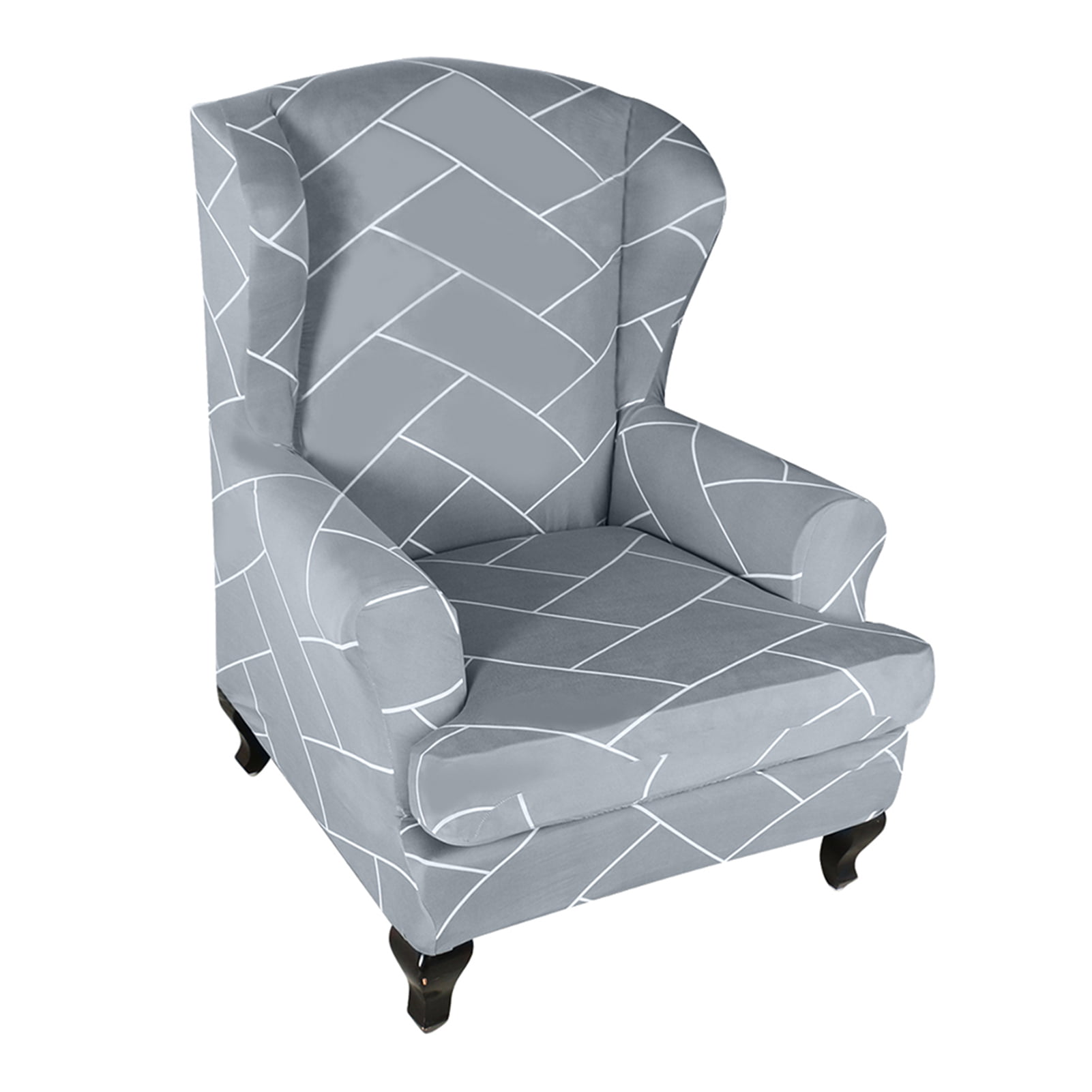 Details about   Removable Elastic Stretch Slipcovers Home Dining Chair Seat Covers Soft Grey UK 