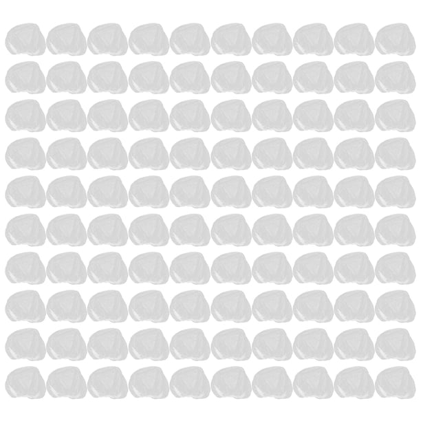 100 unidades de cubiertas de plástico para envolver alimentos, cubiertas elásticas para almacenamiento de alimentos, envoltorios de plástico para alimentos, cubiertas de plástico desechables para