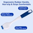 thumbnail image 4 of ITTAHO Dish Scrub Brush with Handle, Blue Kitchen Sink Scrubbers for Cleaning, Double Sided Bristles - 3 Pack, 4 of 8