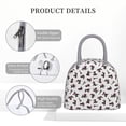 thumbnail image 4 of Balery Poodle Dog Bolsa de Almuerzo para Mujeres, Caja de Almuerzo, Bolsa de Almuerzo Pequeña Impermeable, Tote de Almuerzo Reutilizable con Gran Capacidad, 4 of 6