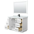 thumbnail image 3 of Wyndham Collection Wcf414148s-Nat-Unsm46 Strada 48" Free Standing Single Basin Vanity Set, 3 of 7