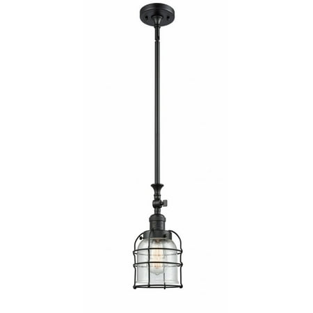 

Innovations Lighting 206 Small Bell Cage Small Bell Cage 6 Wide Mini Pendant - Black