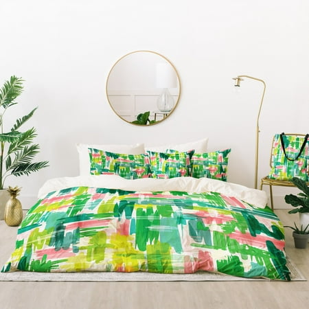 Jenean Morrison Tropical Abstract Duvet Set By Deny Designs