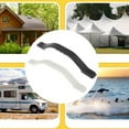 thumbnail image 2 of Black RV Grab Handle Grips,28.5cm - Bar for House Entry Doors, Wall & Golf Cart, Ideal for Elderly Accessibility, 2 of 13