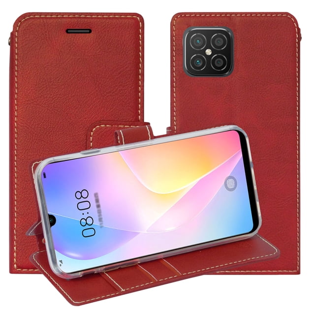 Funda Tipo Cartera Molan Cano Issue Diary Huawei Nova 8 SE Rojo