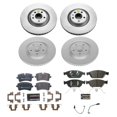 thumbnail image 2 of Power Stop Front and Rear Euro-Stop ECE-R90 Certified Brake Pad and Rotor Kit ESK6130 Fits 2017 Audi A6, 2 of 3