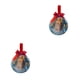 thumbnail image 3 of Bola de adornos transparentes Monstrate para la decoración del árbol de Navidad Tipo4-Amarillo 2Conjunto, 3 of 6