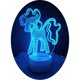thumbnail image 1 of Lámpara 3D Illusion My Little Pony, 7 colores LED con base acrílica, 1 of 2