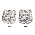 thumbnail image 3 of Fuzoiu Spring Flowers Print Women's Athletic Shorts, Double-Layer Running Shorts with Pocket,Women's Workout Shorts for Yoga, Gym, and Workouts-XX-Large, 3 of 7