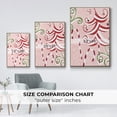 thumbnail image 4 of Candy Cane Holiday II - Framed Gallery Wrapped Holiday Canvas - 17 x 25 - Natural Wood Frame, 4 of 8