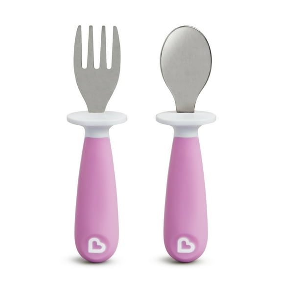 Munchkin® Raise™ Utensils Purple, Plastic