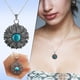 thumbnail image 2 of Collar bohemio con colgante de berilo y girasol para mujer, regalo maravilloso para aniversario, 2 of 7