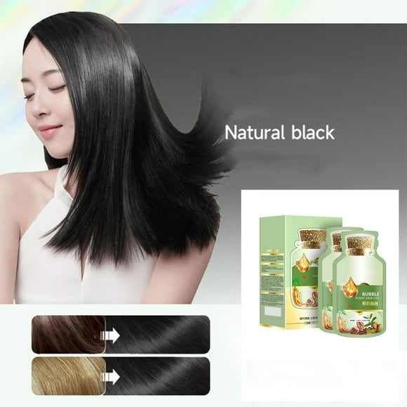 Tinte natural para el cabello con plantas. Caja con 10 bolsitas de 200 ml cada una.